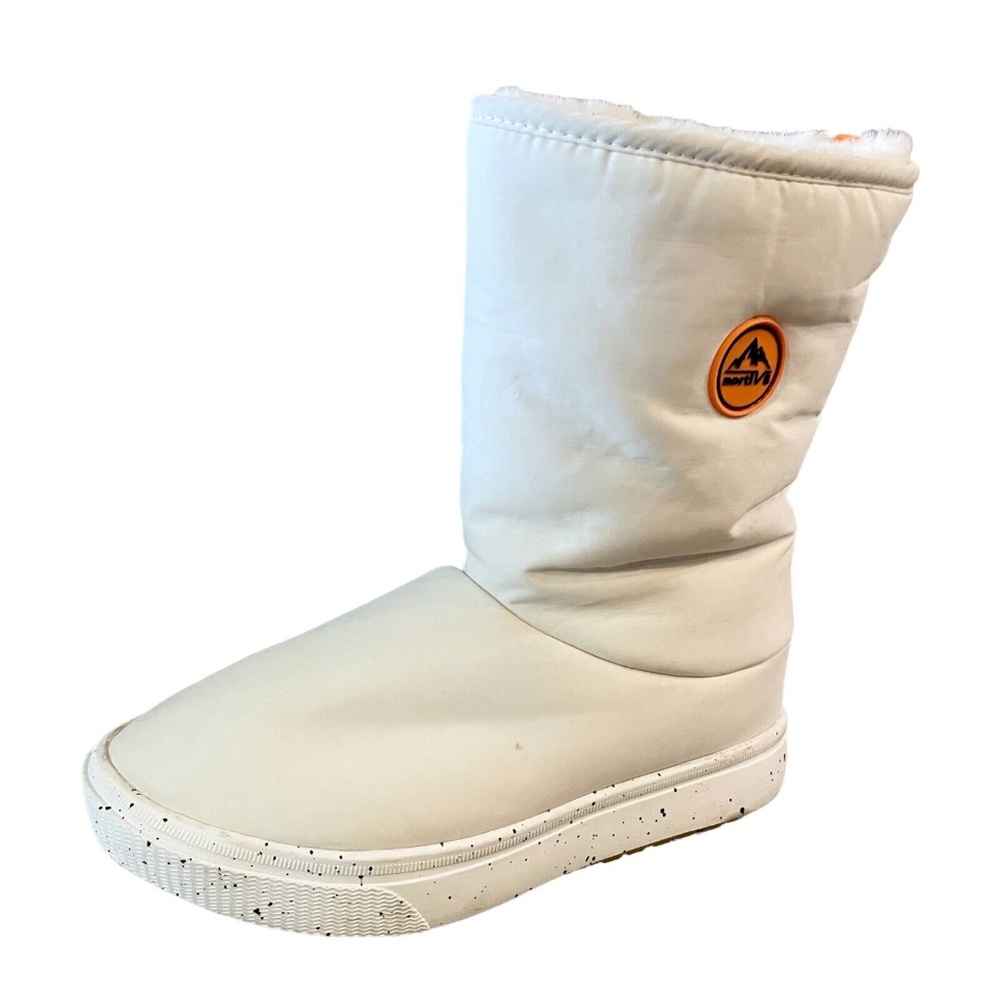 NORTIV 8 Women Boots Size 6 White Fur Lined Waterproof Cold‎ Weather Boot